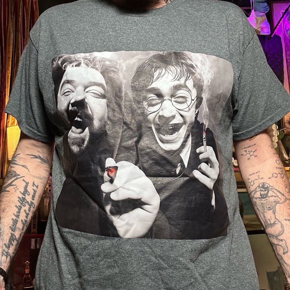 Harry Potter smoking weed Men's T-Shirt